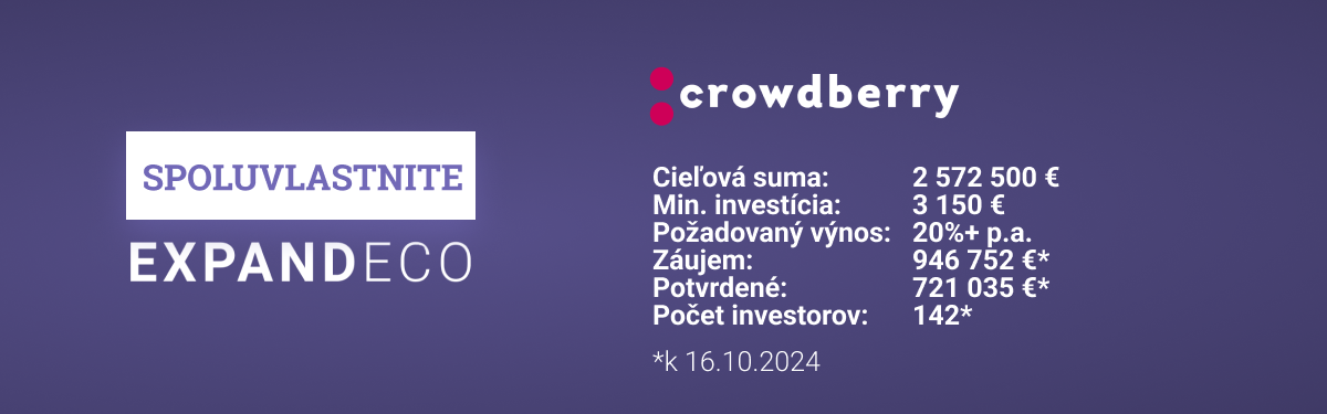 spoluvlastnite expandeco - data z crowdberry